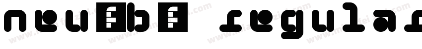 NEU-B5 Regular字体转换